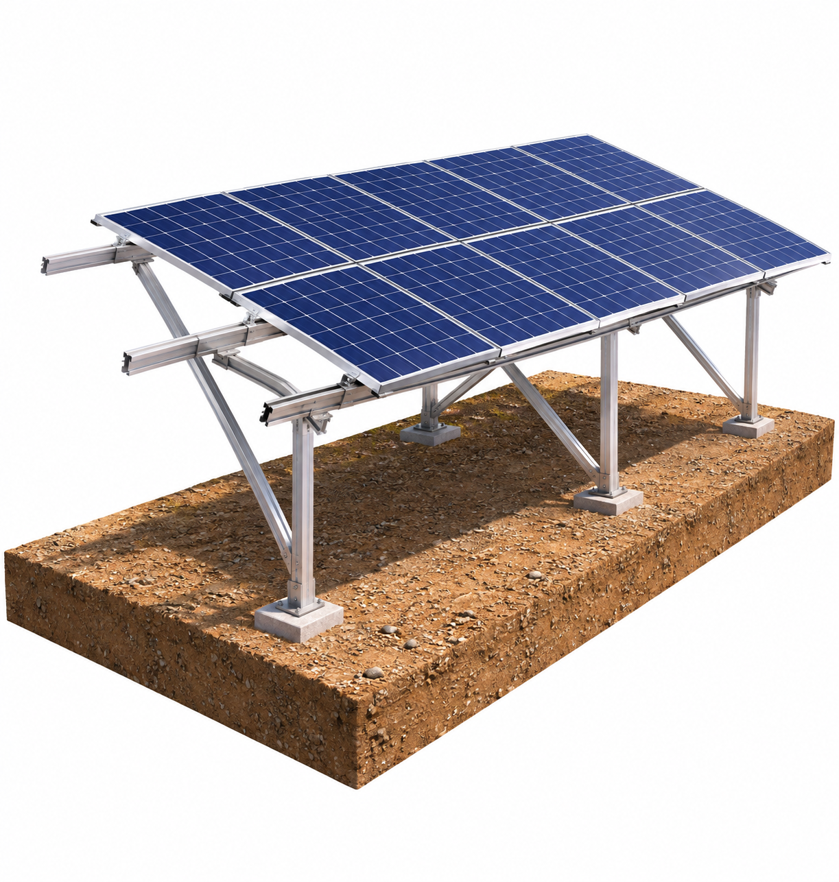 Carport solar para vehículos